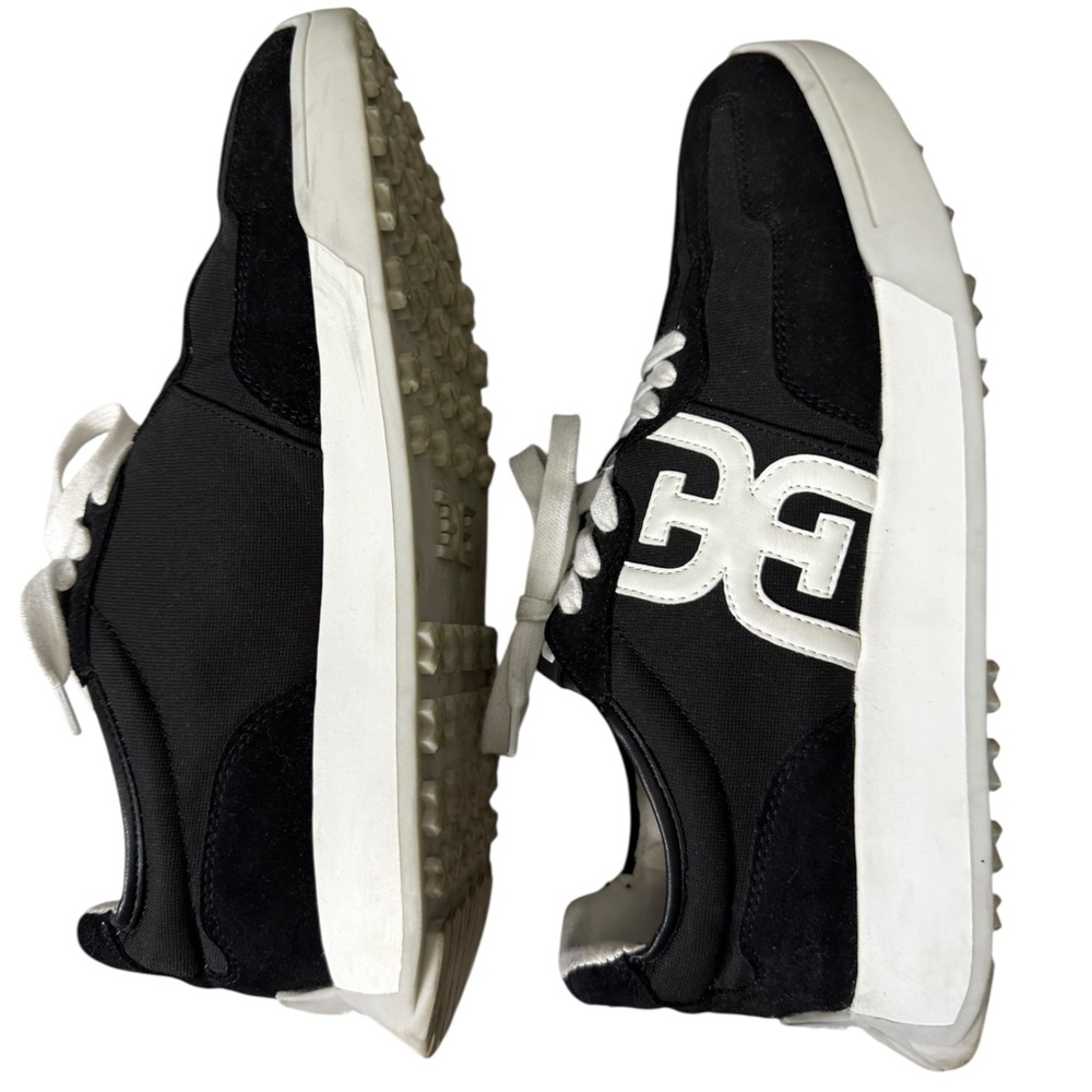Sam Edelman Langley Men’s Platform Sneakers Black White Logo Retro Size 10 - Picture 6 of 12